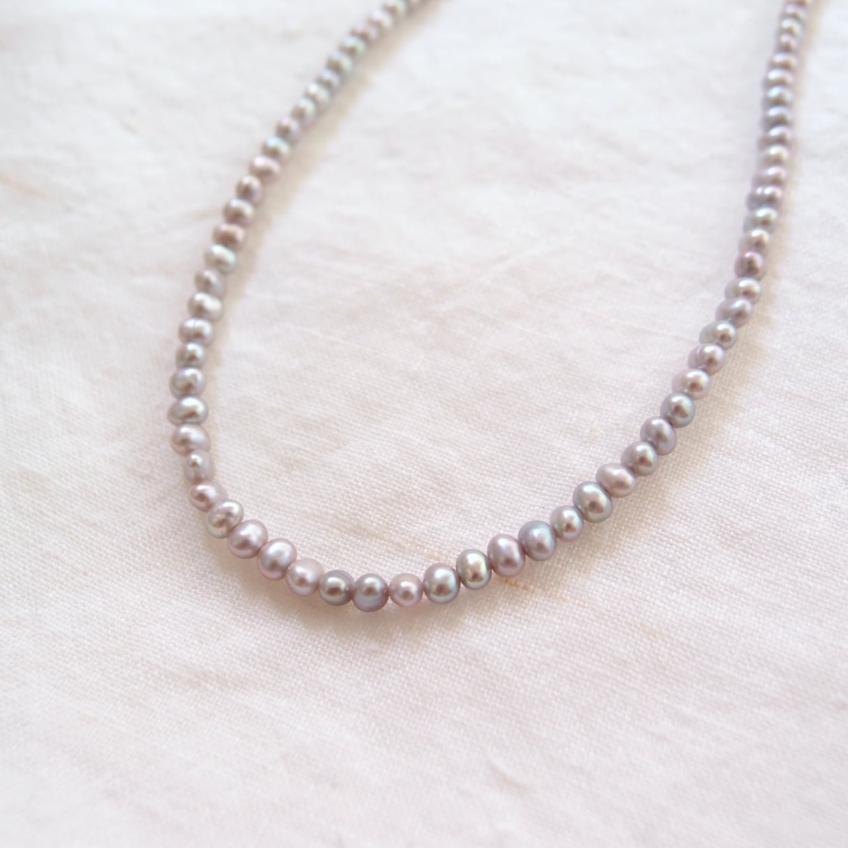 SV】Gray Pearl Necklace／グレーパール ネックレス | Yatto.co