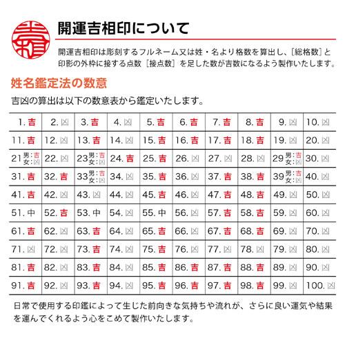【開運印鑑】黒水牛個人銀行/認印16.5mm丸（姓または名）