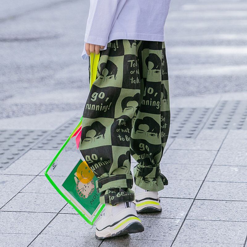 スプリングパンツ スタイルオータム薄手 春物 秋物 キッズ トレンディボーイ8443069487