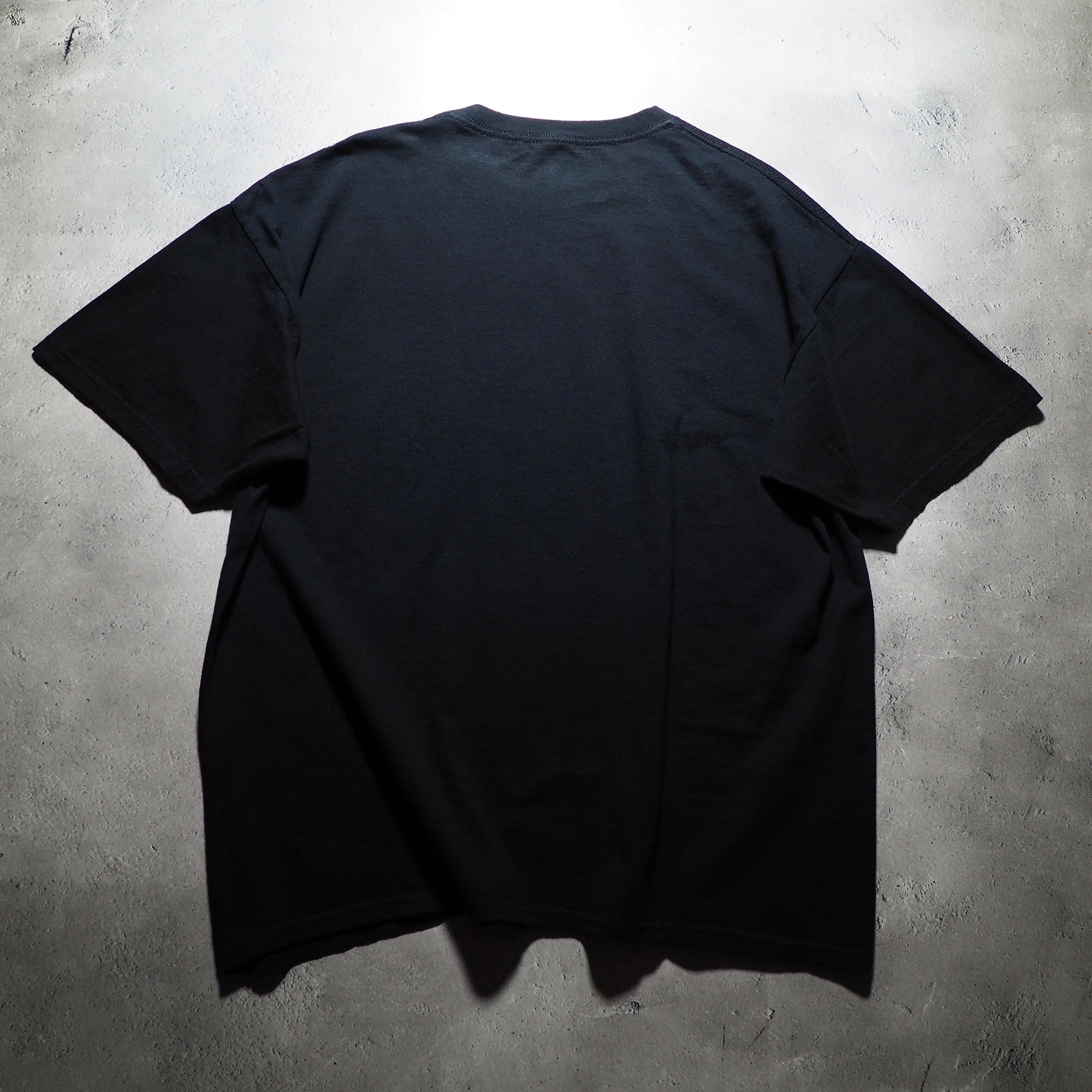 ”ドラゴンゲートアメリカ-Dragon gate usa ” Graphic printed Black loose Tee