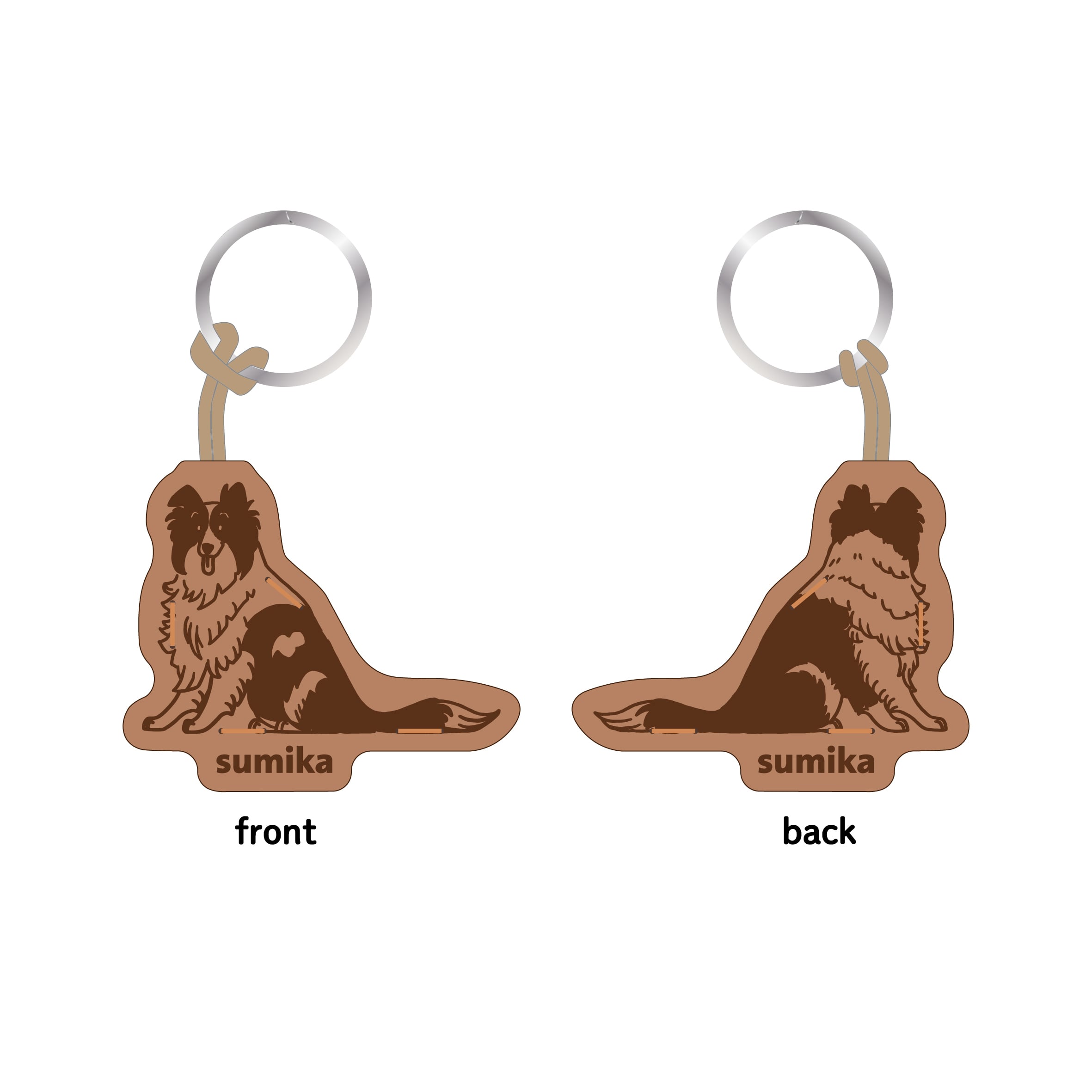 sumika / いろはキーホルダー（皮）