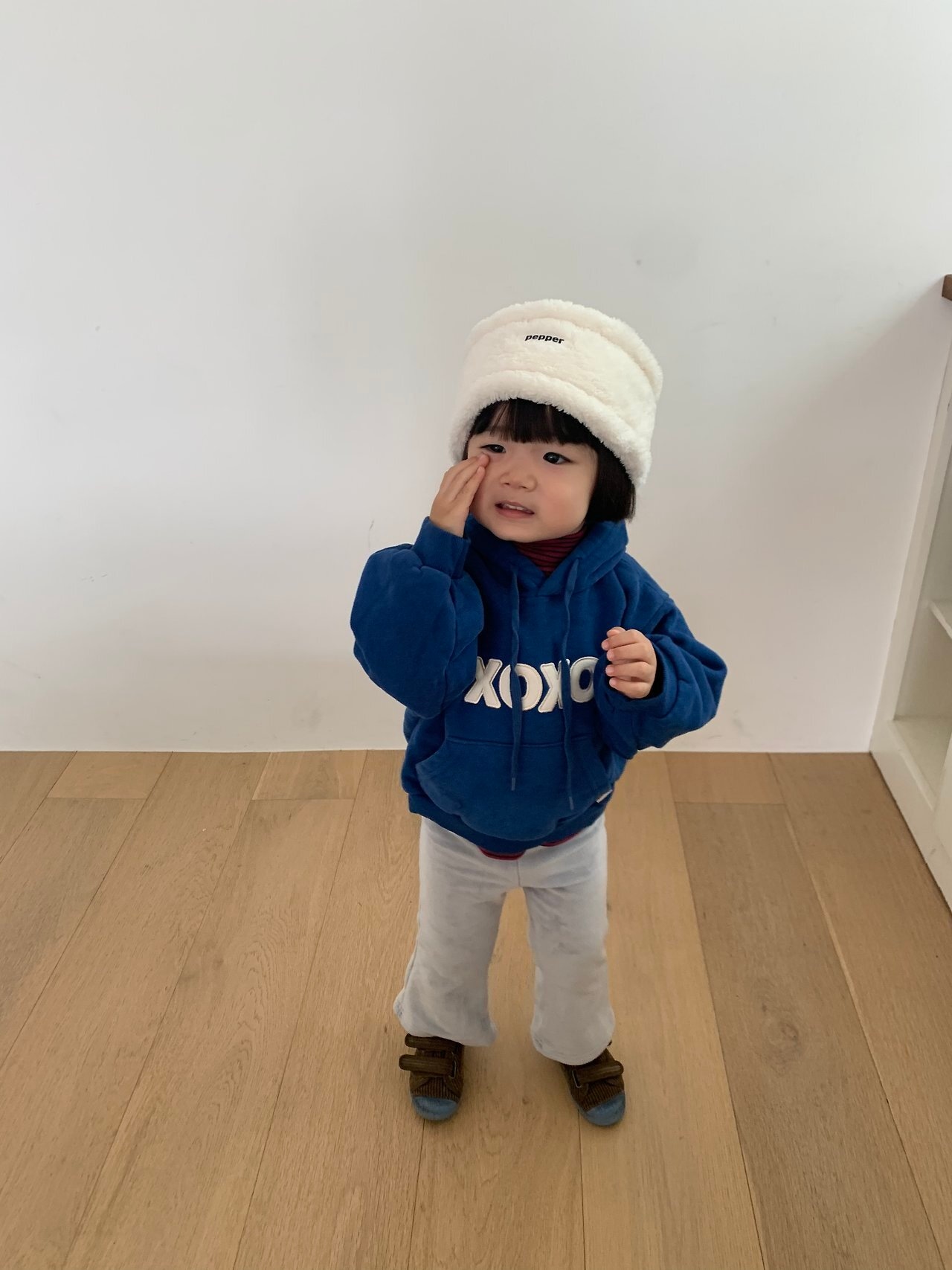 ペッパー / PEPPER / XOXOフーディー / 韓国子供服 / キッズ / 26winter〖取寄〗*XS~XL*