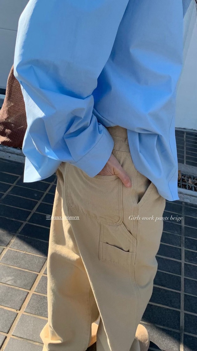 (予約) HAUS / Girls work pants 2color