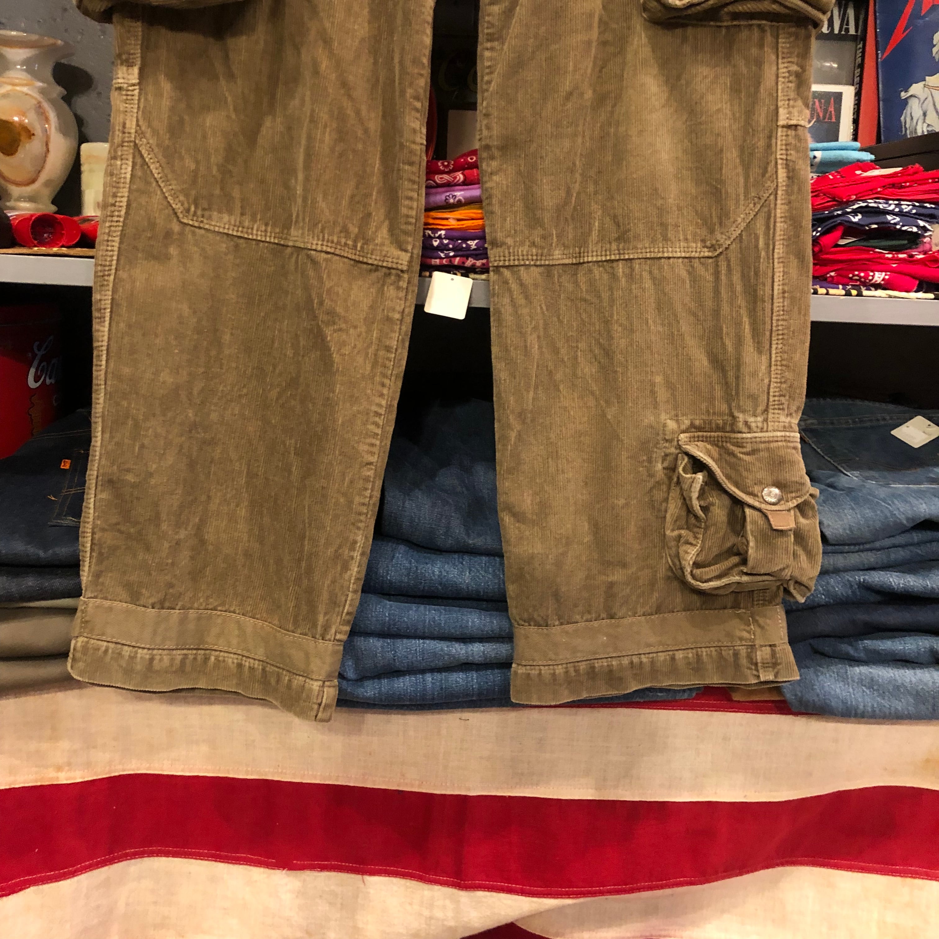 90s Polo by Ralph Lauren Corduroy Utility Cargo Pants | VOSTOK