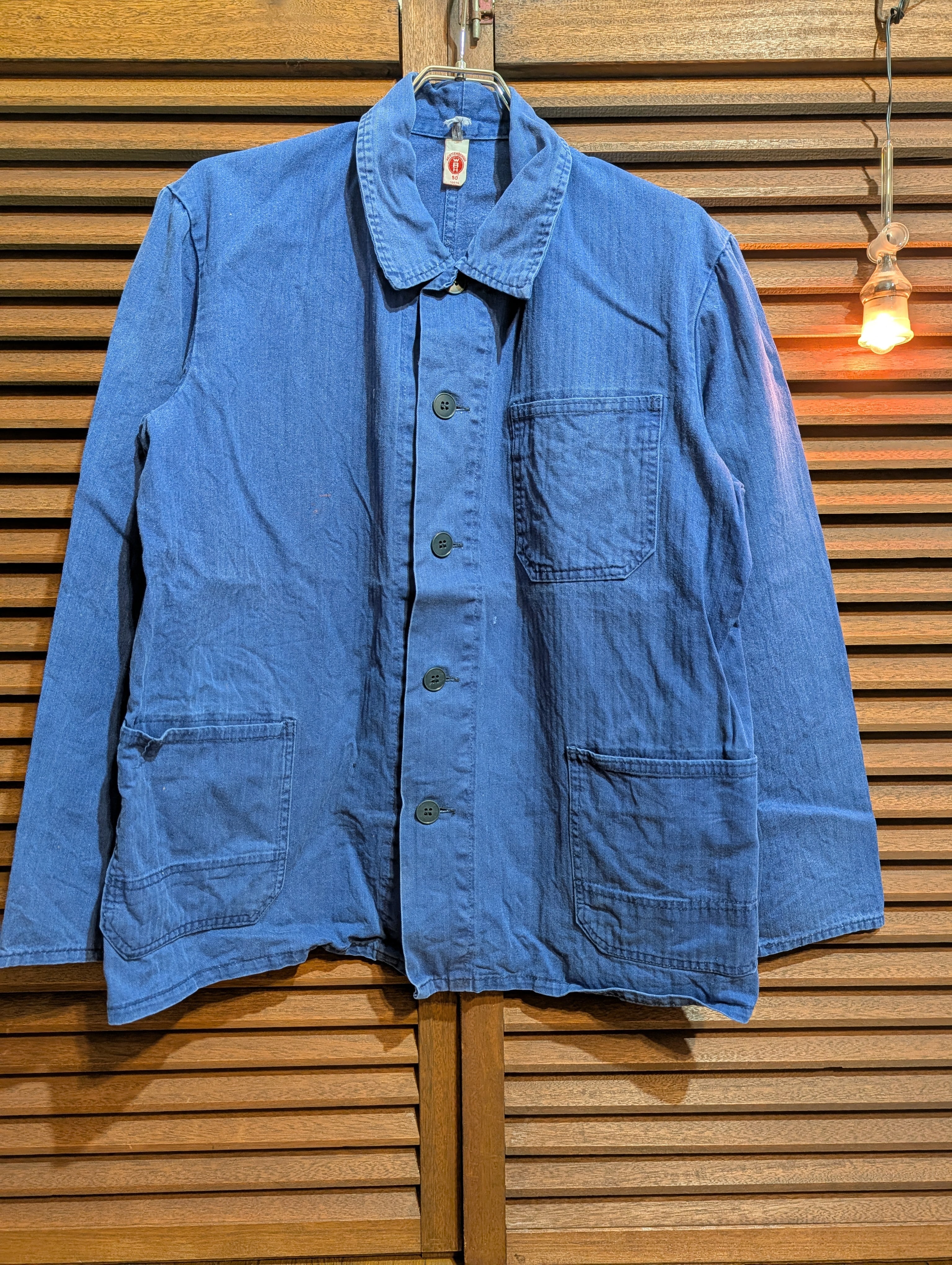 50-60s Germany WURTTEMBERGIA HerringBone Work Jacket