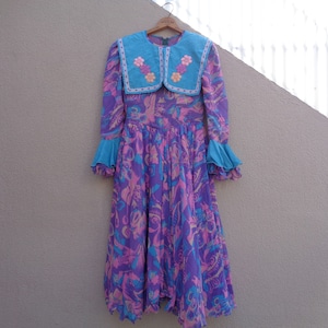 Vintage Big collar Dress / ヴィンテージ ビッグカラー ドレス