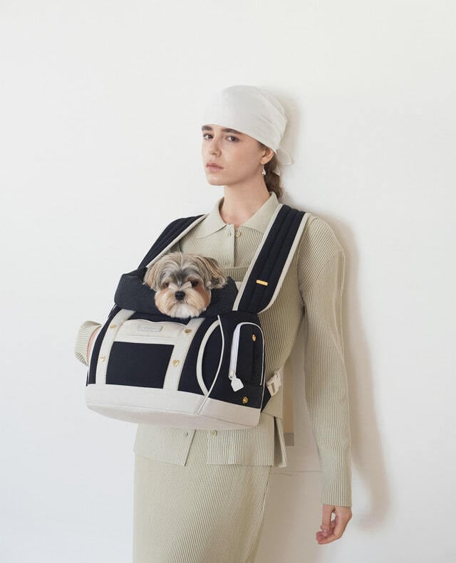 予約】[SEORU] Front Bag black | LUANA DOG