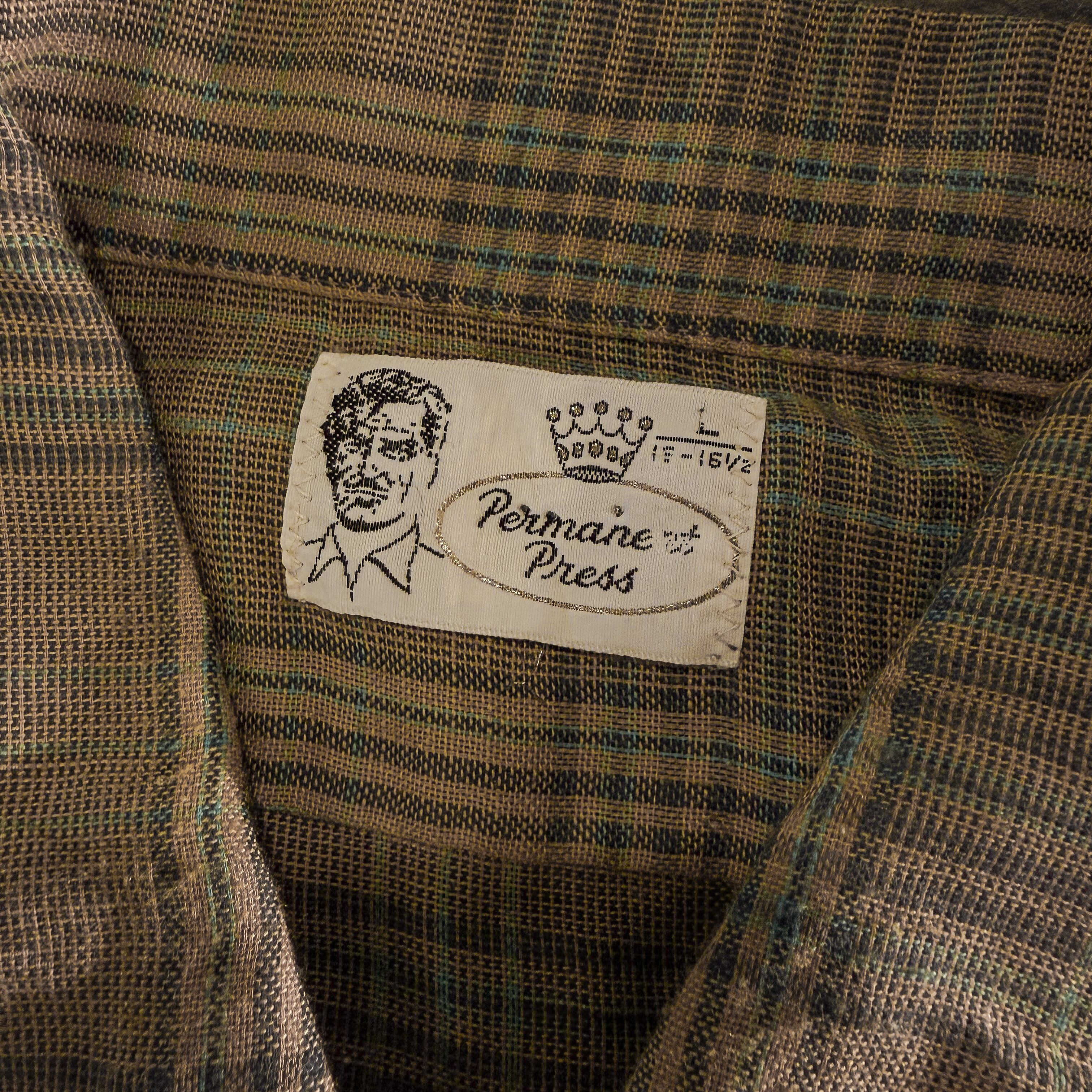 used- 【TOWNCRAFT】 60s s/s open collar check shirt | dros dro