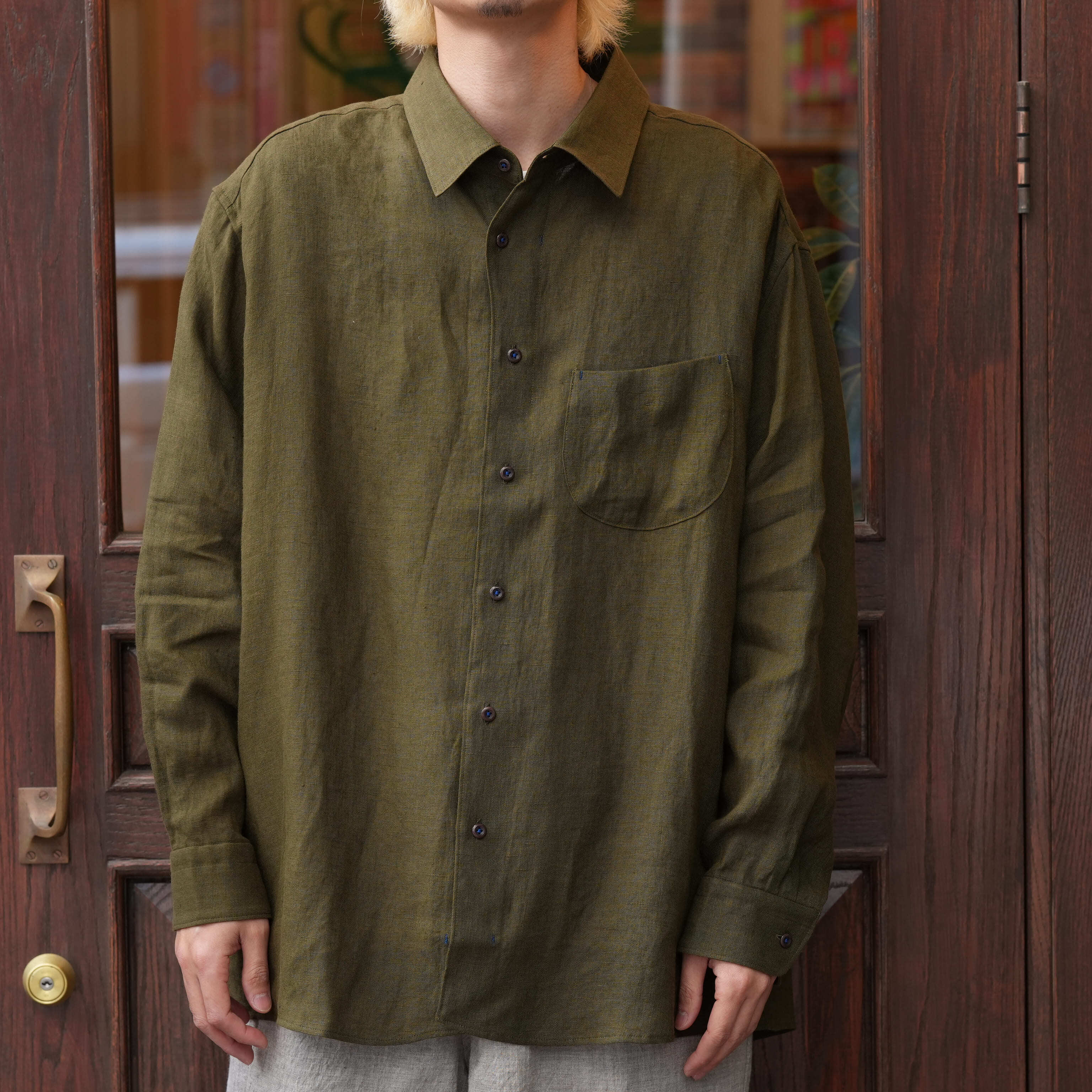 新品 26ss HERILL “U.S.N Linen Shirt”サイズ2 HERILL(へリル) 26SS 