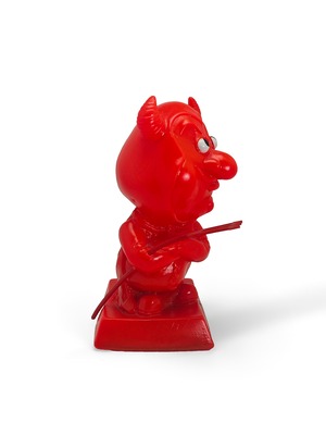 ヴィンテージ雑貨 レッドデビル メッセージドール "I LOVE YOU WHEN YOU'RE WICKED"