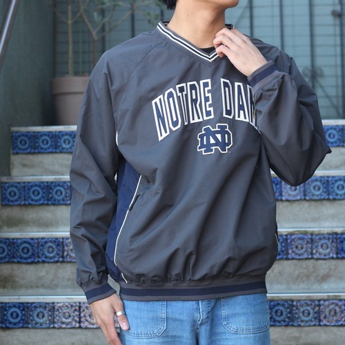 DEAD STOCK USA VINTAGE COLOSSEUM ATHLETICS EMBROIDERY DESIGN PULLOVER GAME SHIRT/アメリカ古着刺繍デザインプルオーバーゲームシャツ