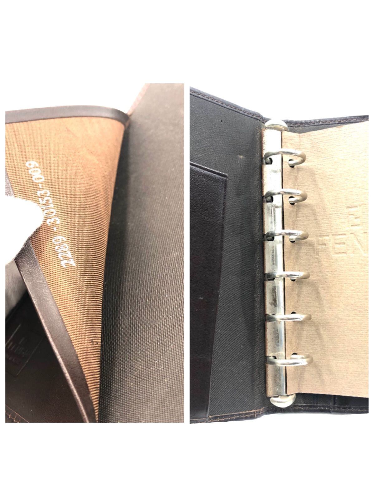 □外観極美品□FENDI フェンディ ズッカ 手帳カバー アジェンダ