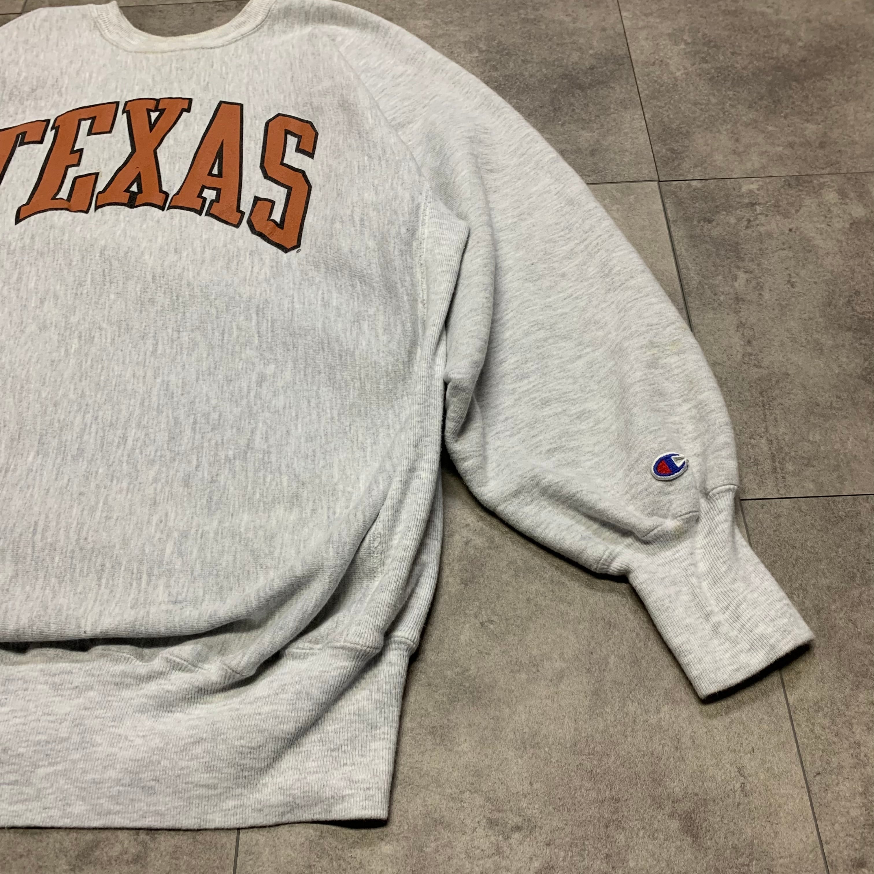 通販の特価 [US輸入]90s Champion テキサス リバースウィーブ 刺繍タグ 