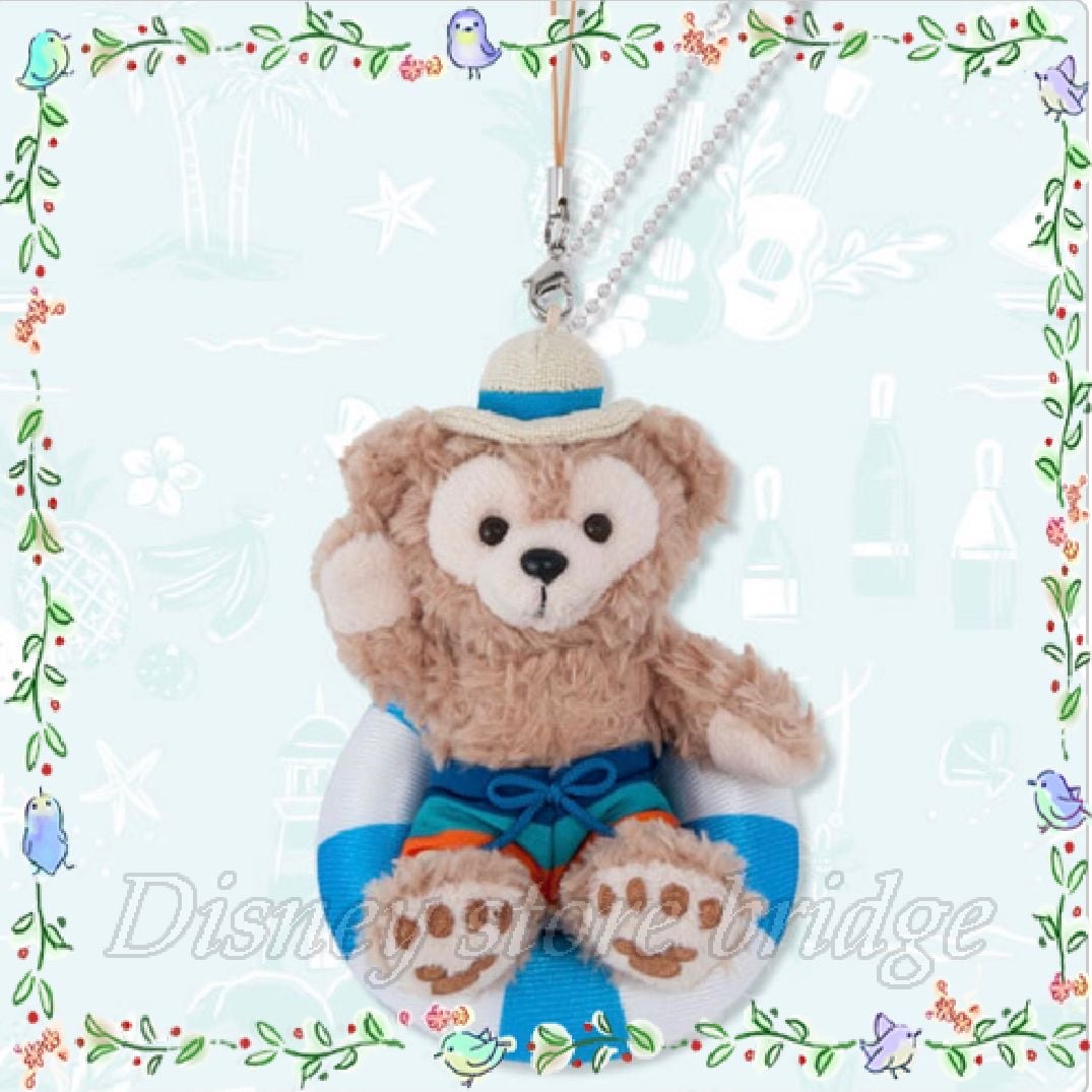 ダッフィー ストラップ ぬいぐるみ サニーファン ダッフィー&フレンズ ディズニーシー ぬいスト 公式 ダッフィー サニーファン2021 グッズ 夏のイベント