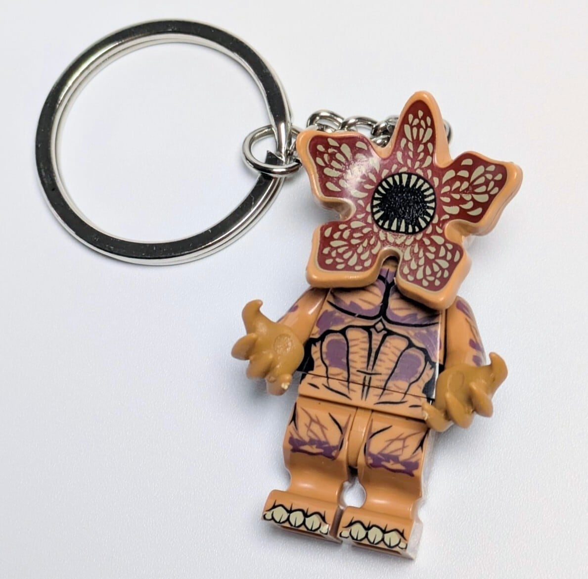 ★ブロックフィギュアキーホルダー ★ 【 Stranger Things ( ストレンジャーシングス ) 】デモゴルゴン ver.3 〚アメリカン雑貨 アメトイ〛