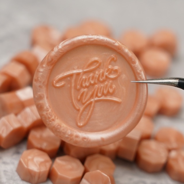 011-20134　Sealing Wax Beads　Mono　Spark　Flesh