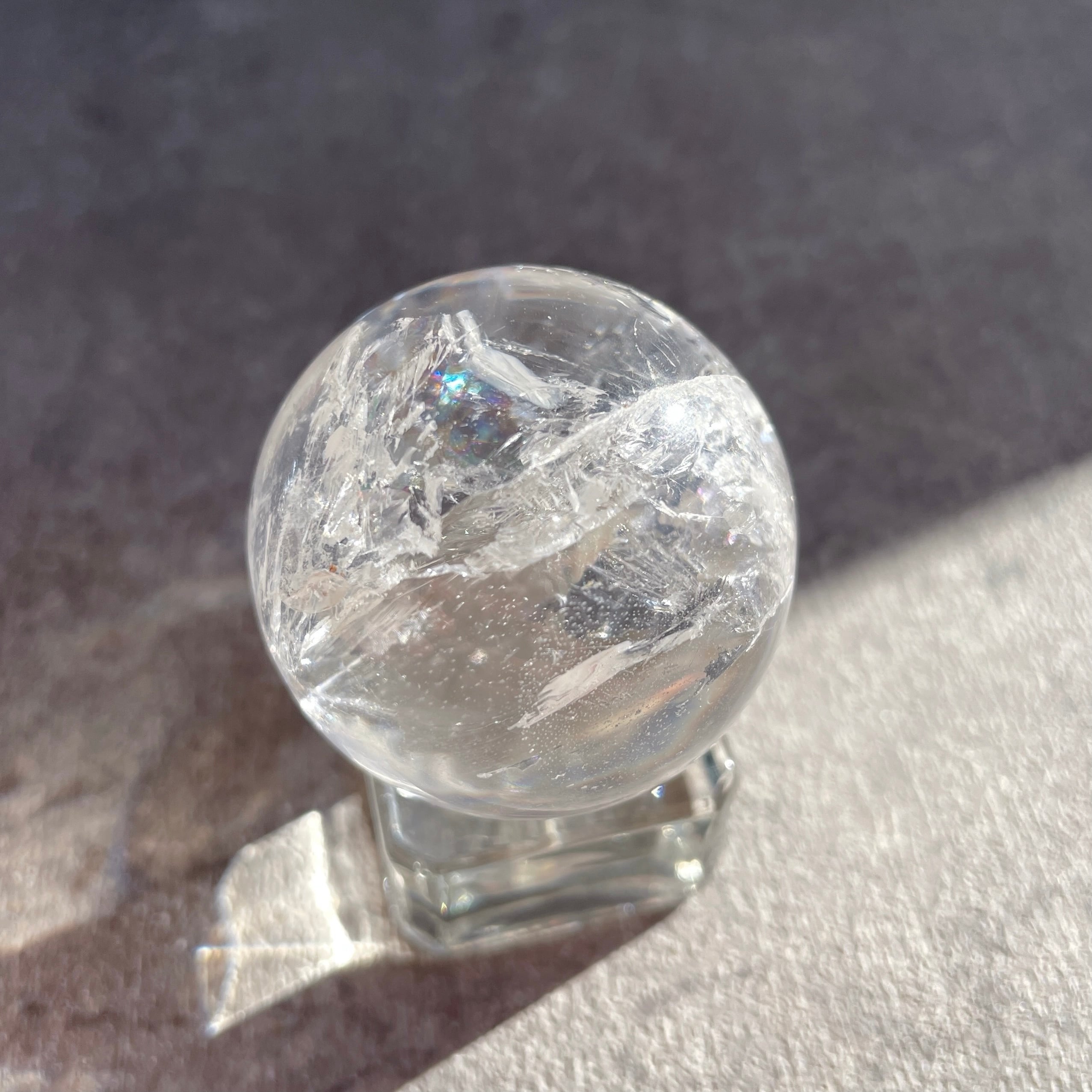 クリアクォーツ スフィア(丸玉)01♡Clear Quartz♡ 水晶玉◎天然石・パワーストーン