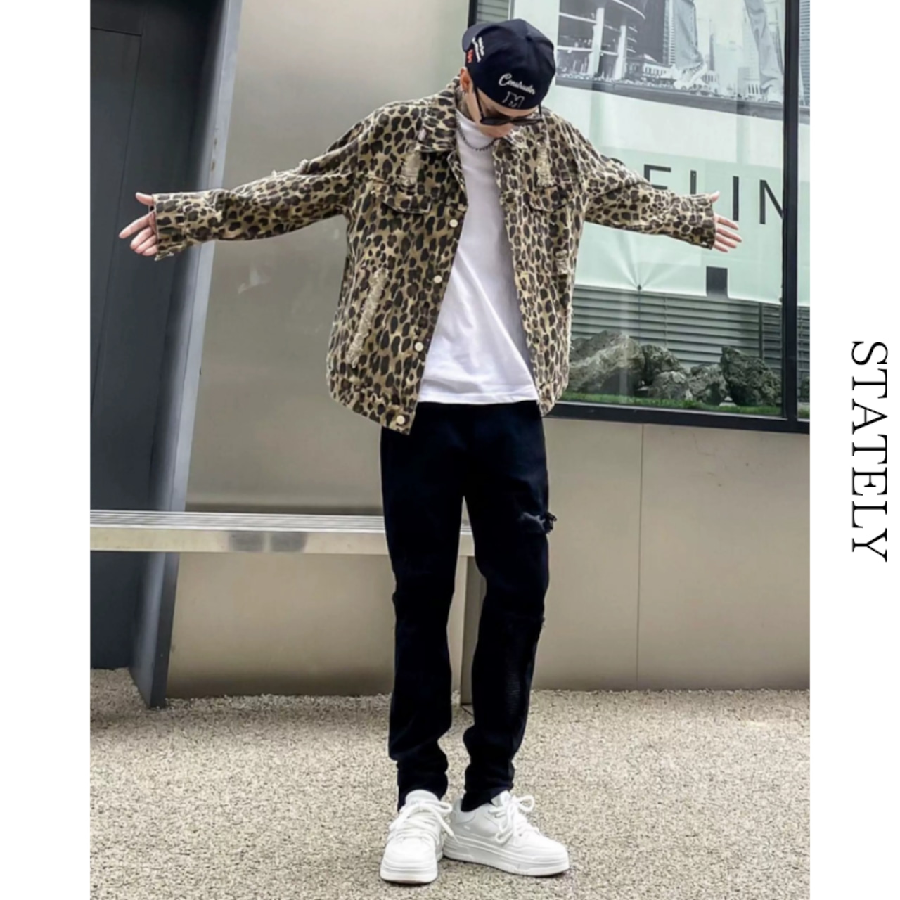 Leopard Vintage デニムジャケット_O13・画像6