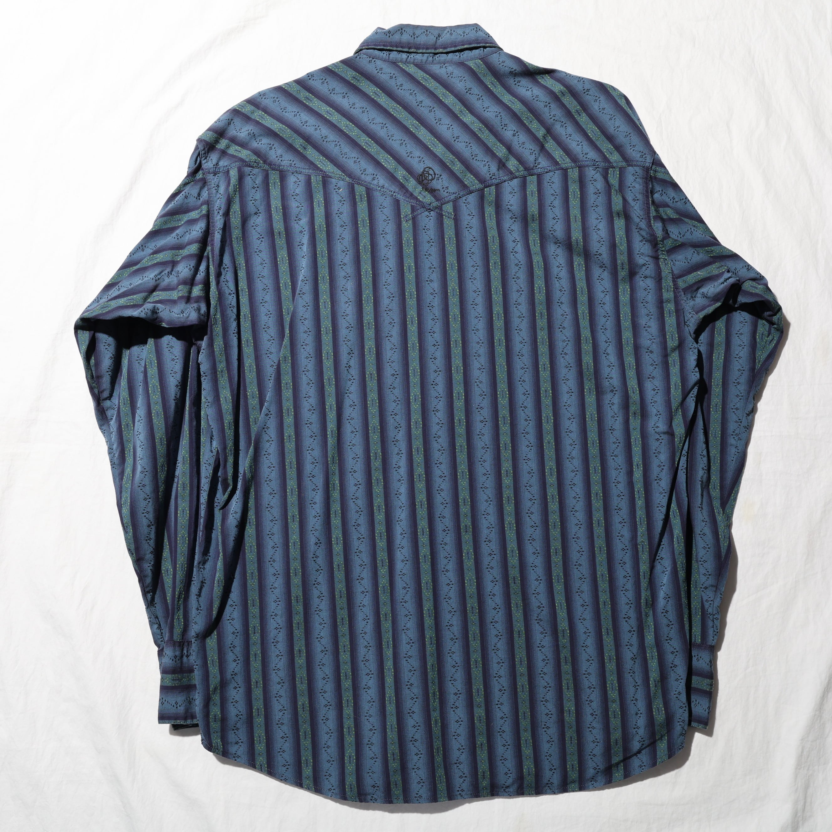 Mint L 06年 Rhythm Highball Snap Shirt Patagonia ネイティブ織柄