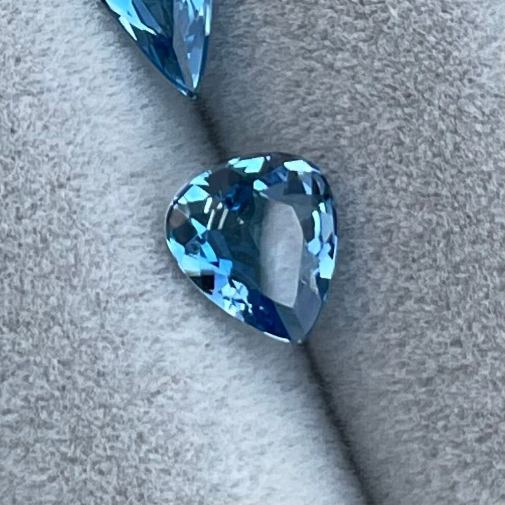 タトゥーアクアマリン⑥ 6.0x5.3mm, 0.41ct ブラジル産 | ROSWAY タトゥーアクアマリン⑥ 6.0x5.3mm, 0.41ct ブラジル産 | ROSWAY