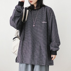 Urban Nomad Striped Oversized Long Sleeve [1770]