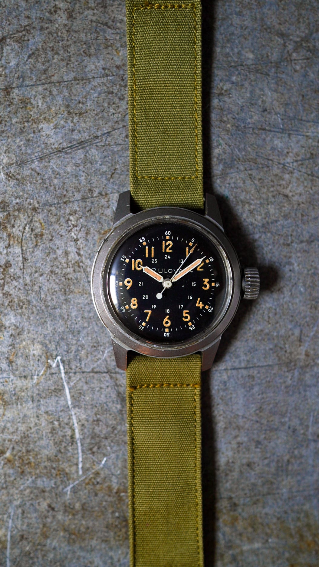 Bulova vintage 1958モデル　TYPE A17A ミリタリー時計 33c77818eee9d07e46aca4cd0cc13f