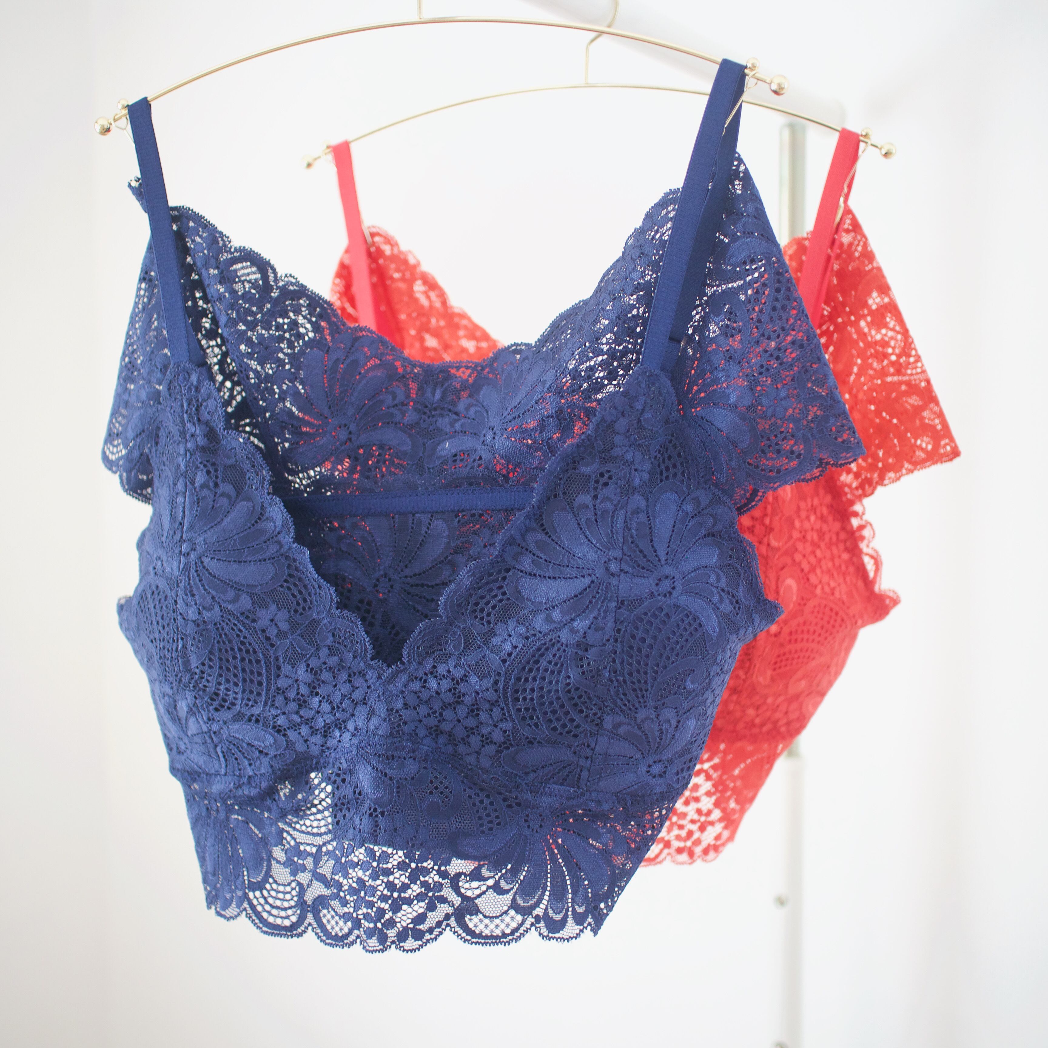 リラックスブラ*ブラレット(ダリア/ネイビー)