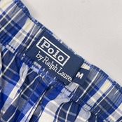 Polo by Ralph Lauren ラルフローレン チェック ハーフパンツ ショートパンツ M/ブルー系 メンズ
