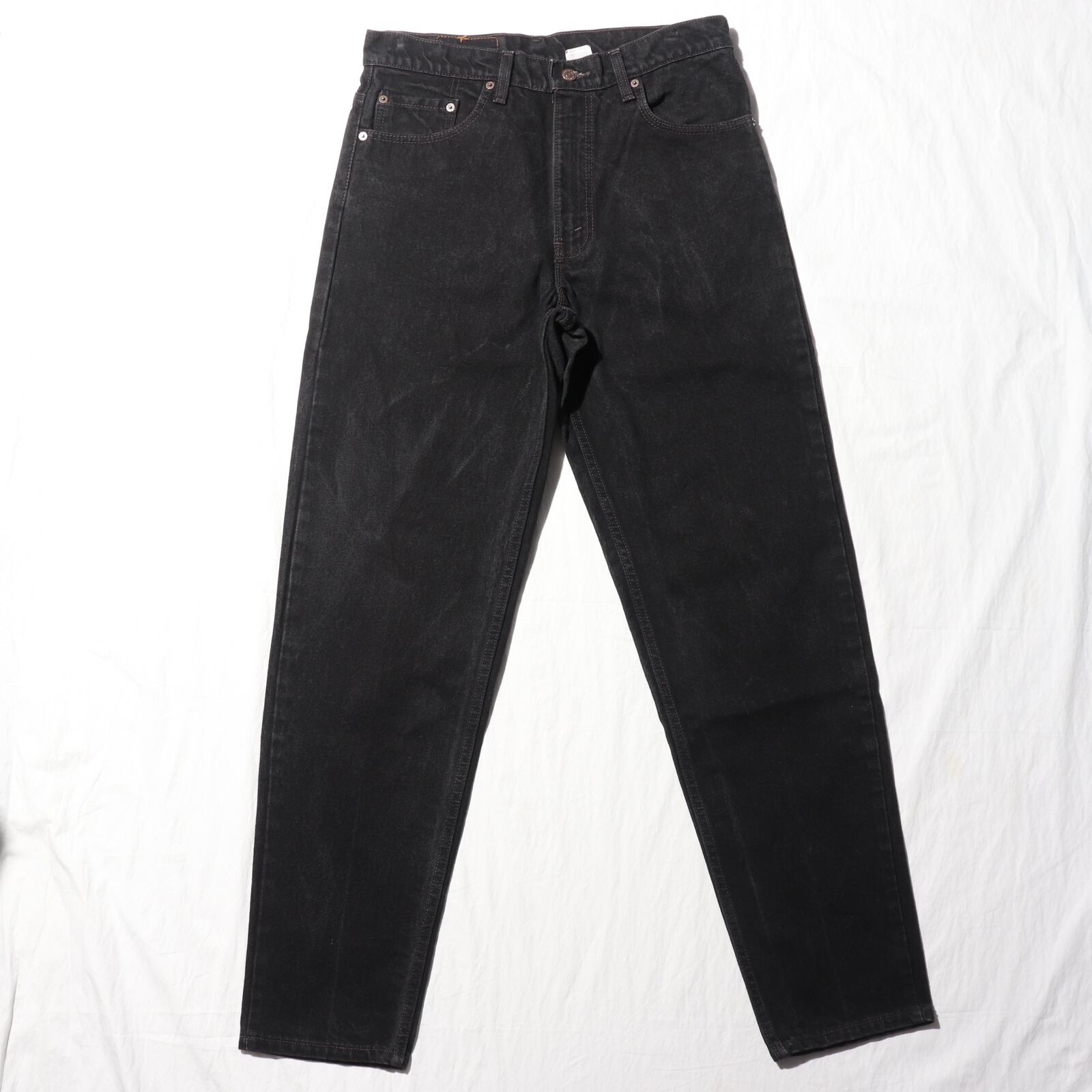 未使用 34×32 Levi's550 USA サルファーブラック デニムパンツ