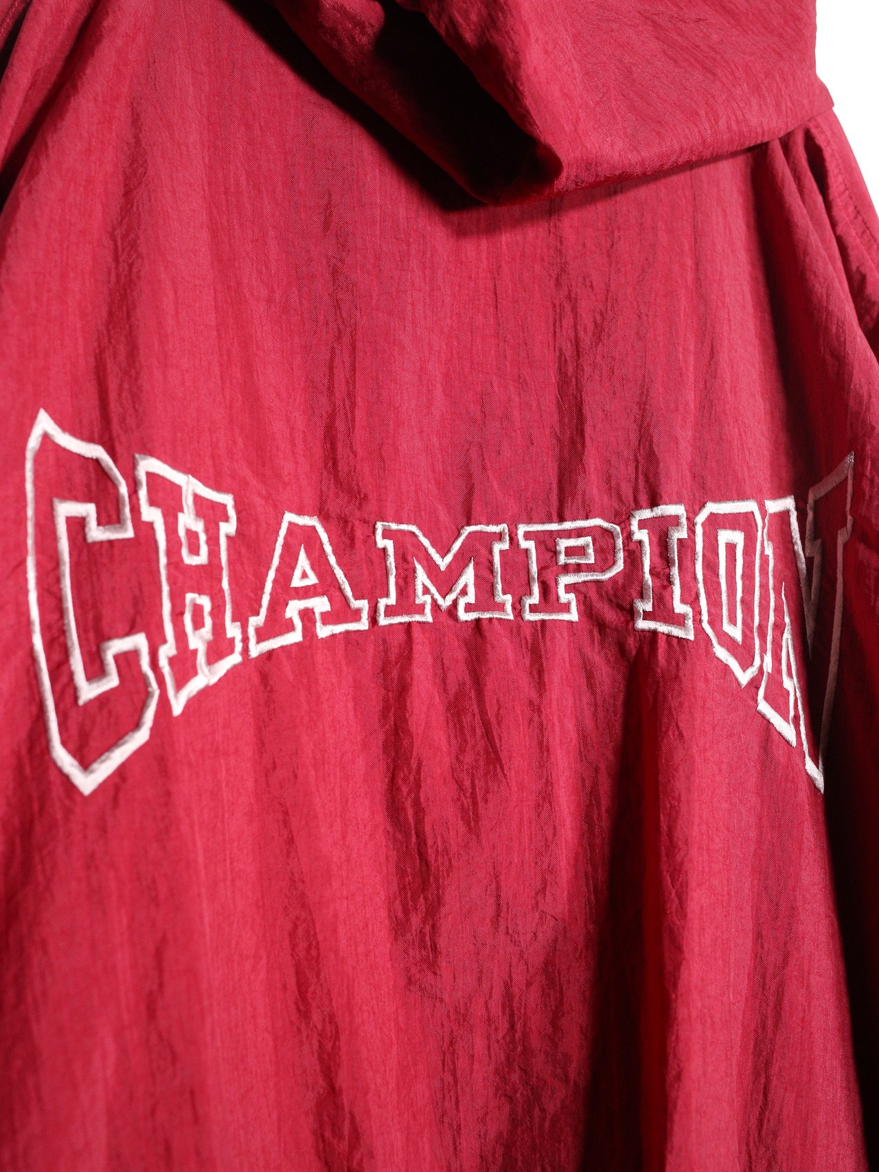 "Champion" reversible mesh × nylon hooded jacket - 18