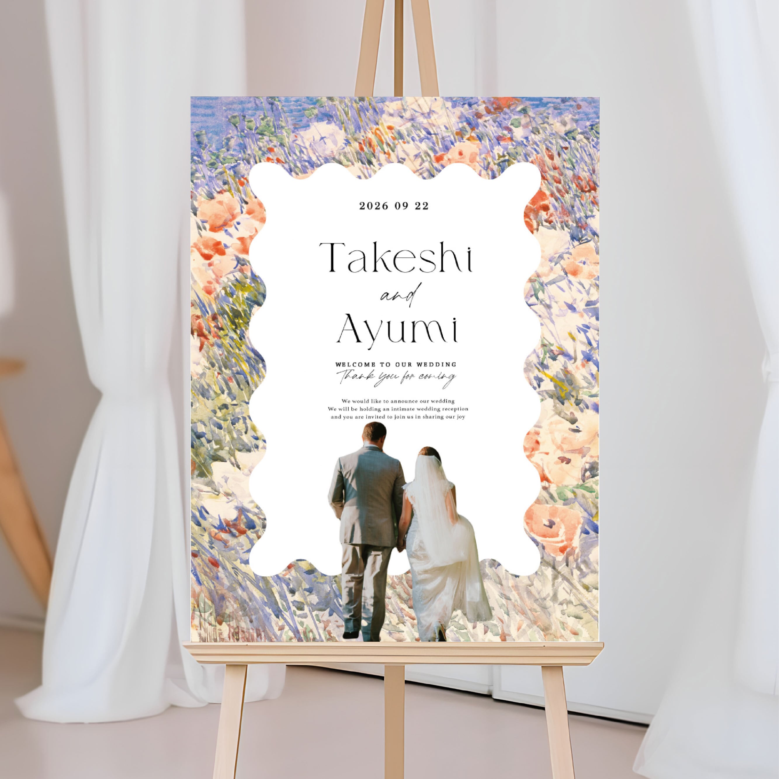 ウェルカムボード｜art｜結婚式 #3 | HAPILY