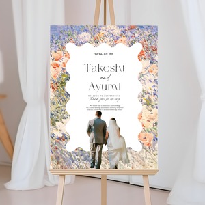 ウェルカムボード｜art｜結婚式　#3
