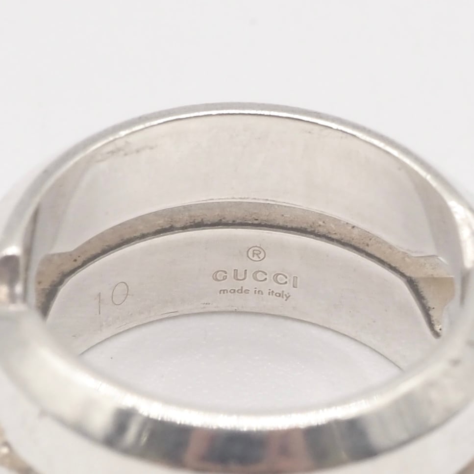 GUCCI 約10号 ノット インフィニティ リング シルバー925 グッチ