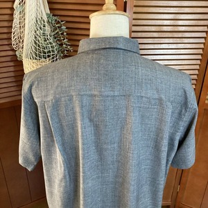 5327  GEORGE 半袖シャツ　グレー　2XL