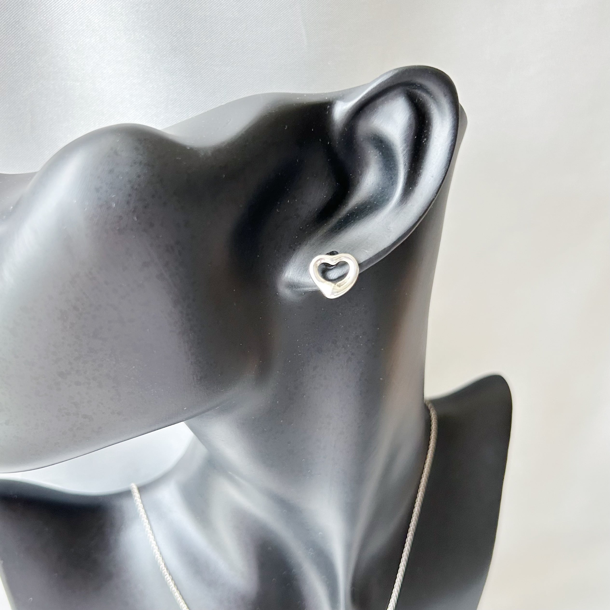 T7035】Tiffany&Co. open heart pierce/silver925/ティファニー/ピアス
