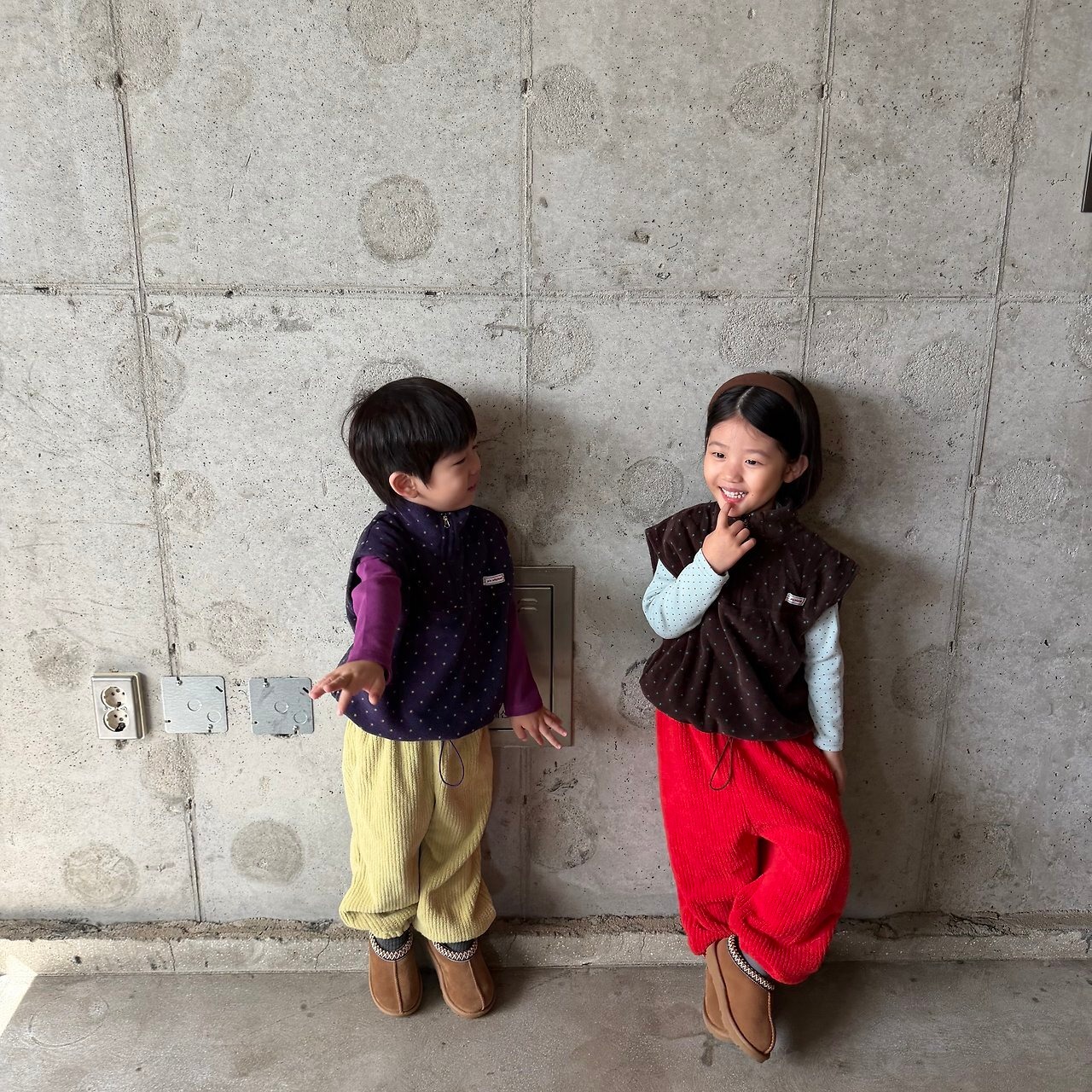 PIE［取寄］dot fleece vest 26winter