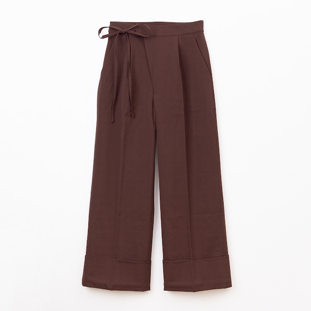 String wide pants /brown