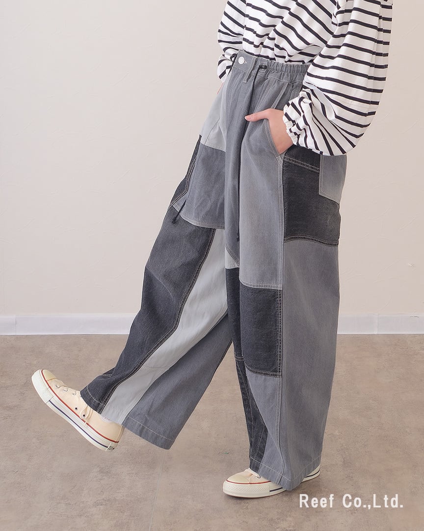 リビルドパラシュートデニムパンツ】 ST-226952 Brand：ミリロピュール