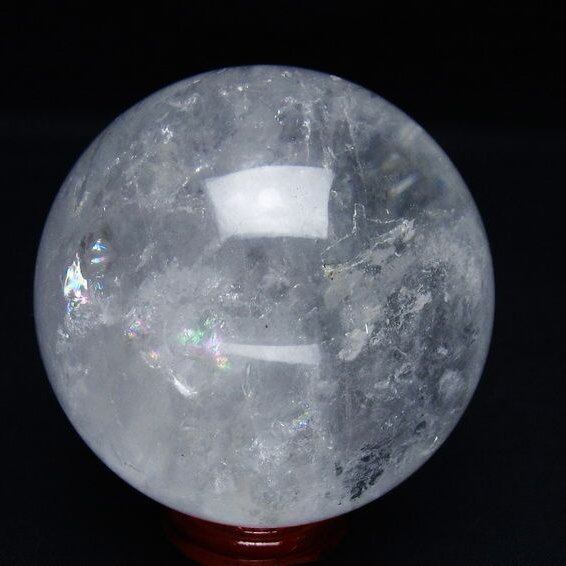 水晶 丸玉 73mm スフィア 置物 水晶玉 一点物 151-8905