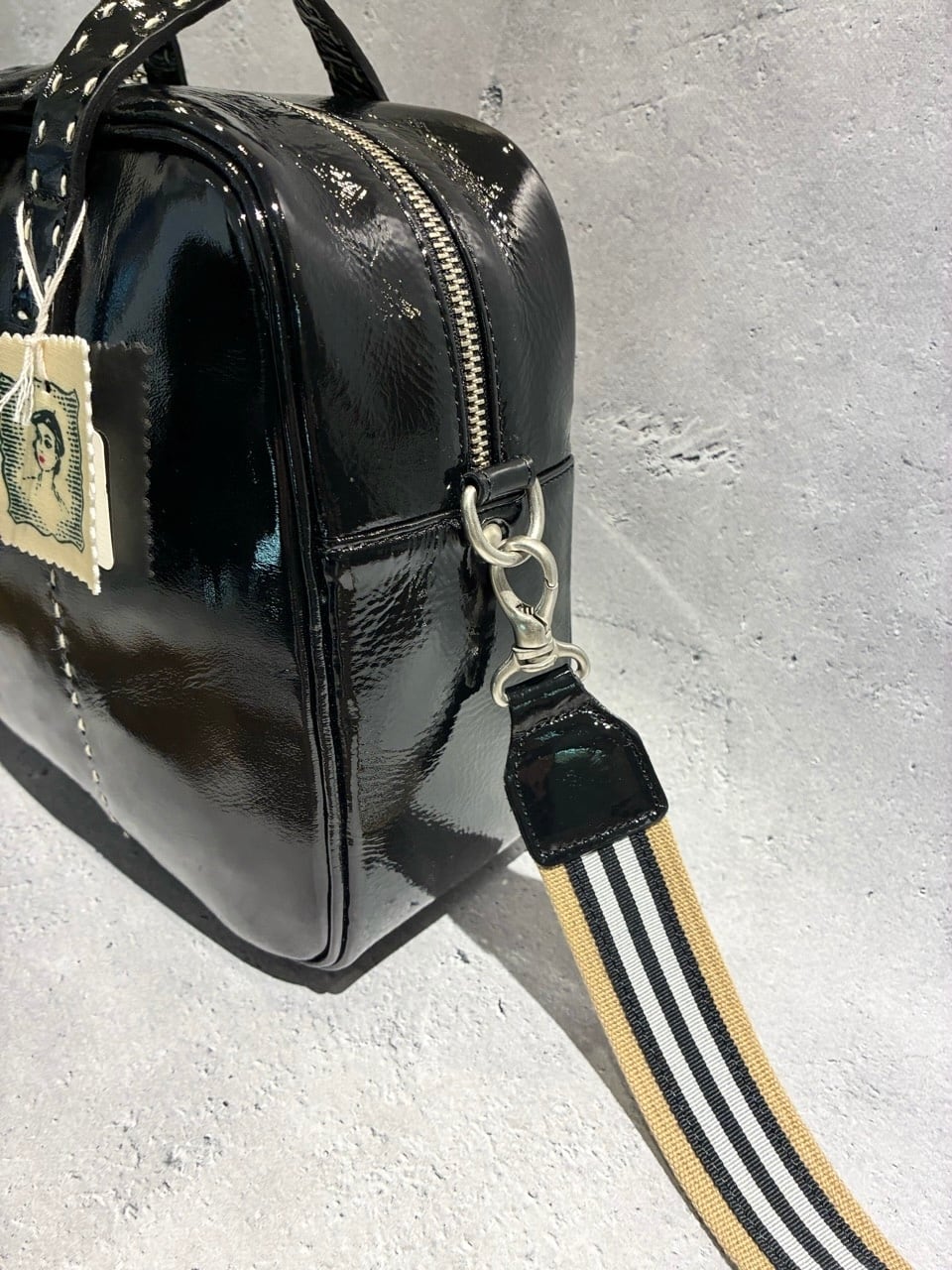 DEUX MILLE ドゥミル 2wayミドルサイズボストン［BLACK] | arti