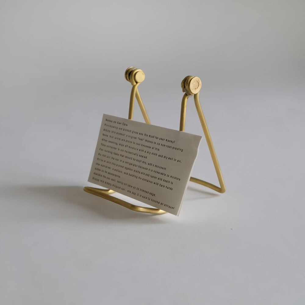 ブラス ツールスタンド【S】／スマートフォン カードスタンド 真鍮