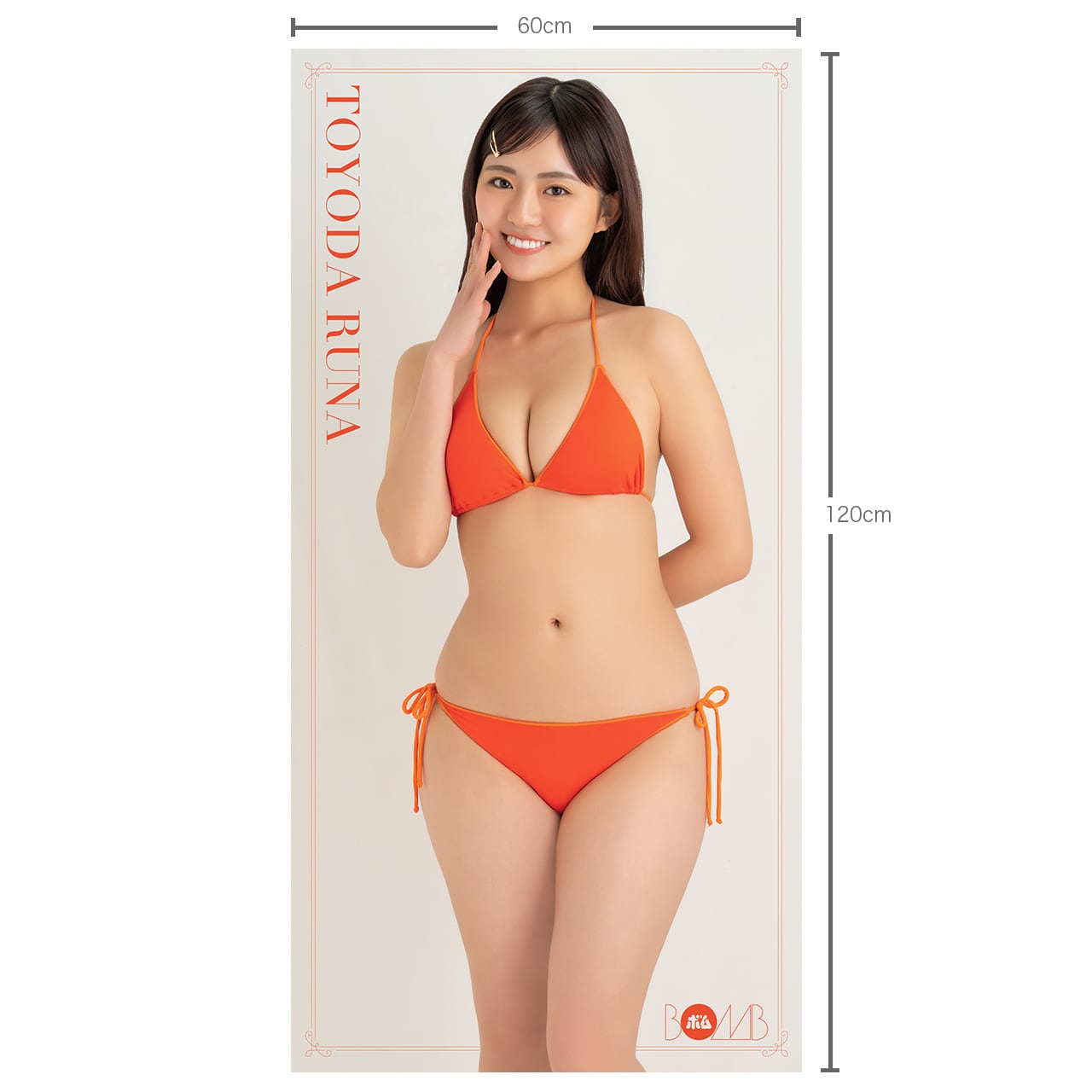 豊田ルナ等身大タオルブランケット4枚セット×2 ※直筆サイン入り