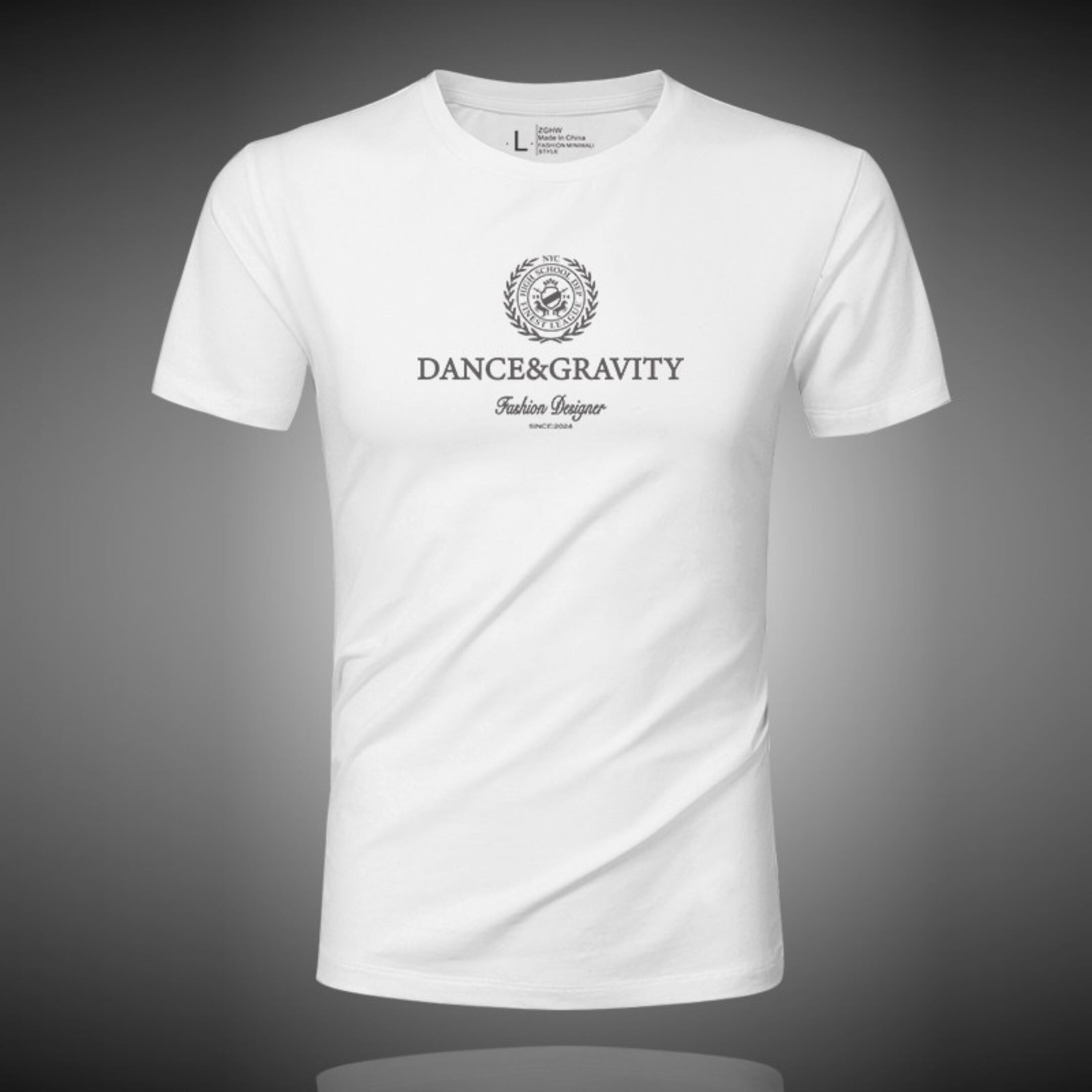 エレガントロゴストレッチTシャツ M1037