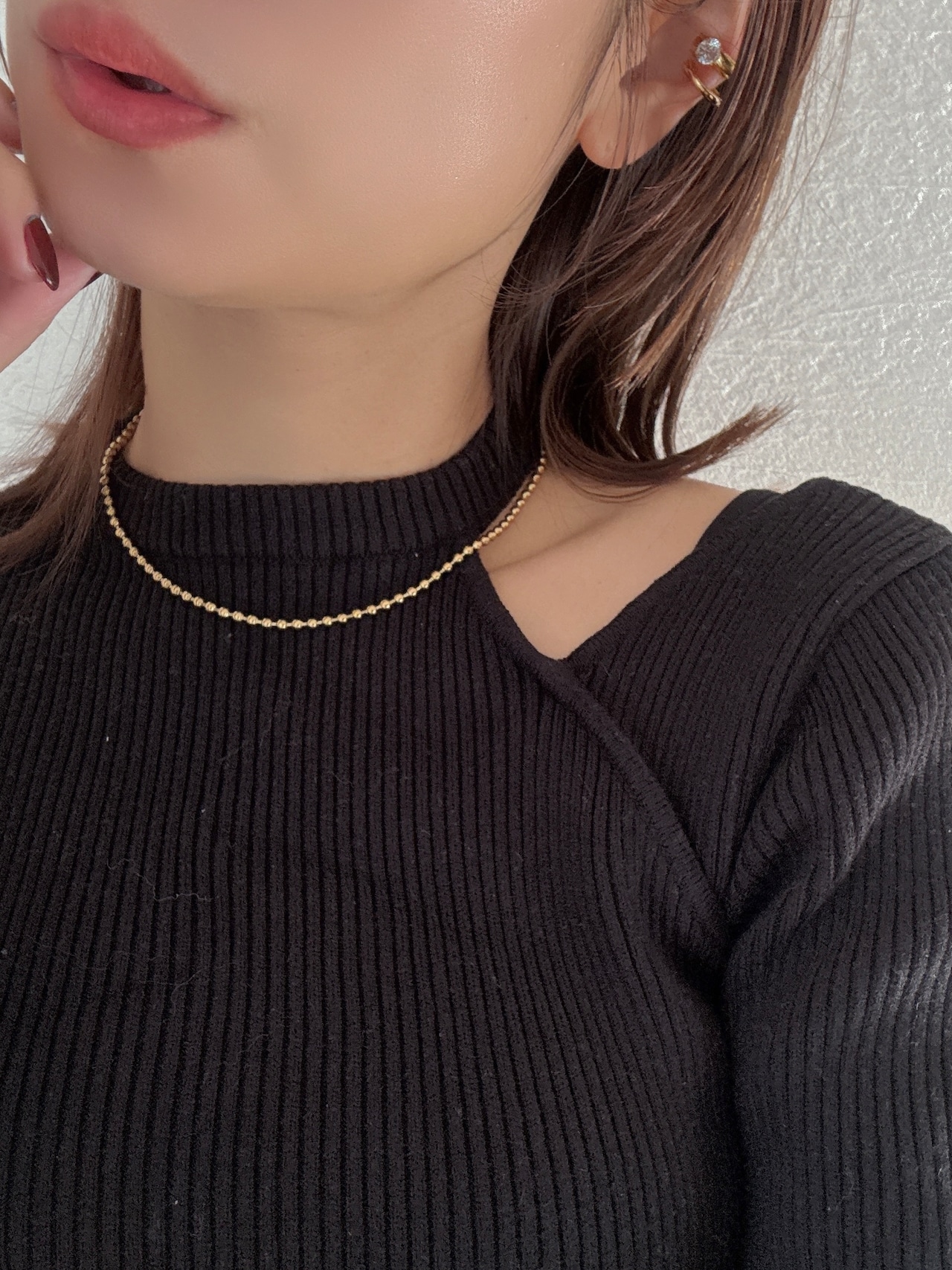 エターナルボールチェーンネックレス