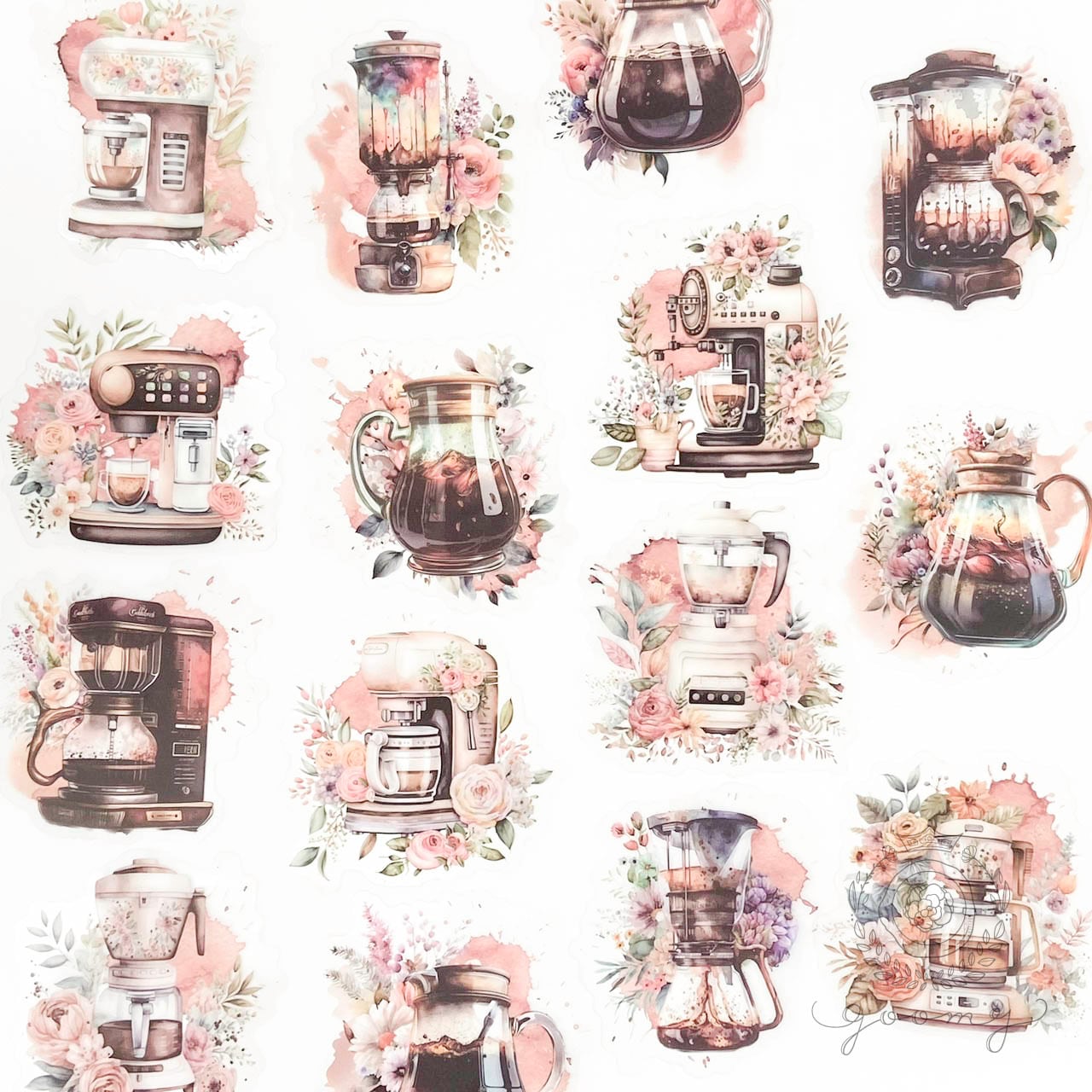 フレークシール Romantic cafe 4 <S565>