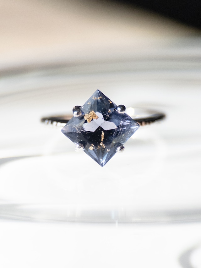 glass jewelry ring #55【規格外品】