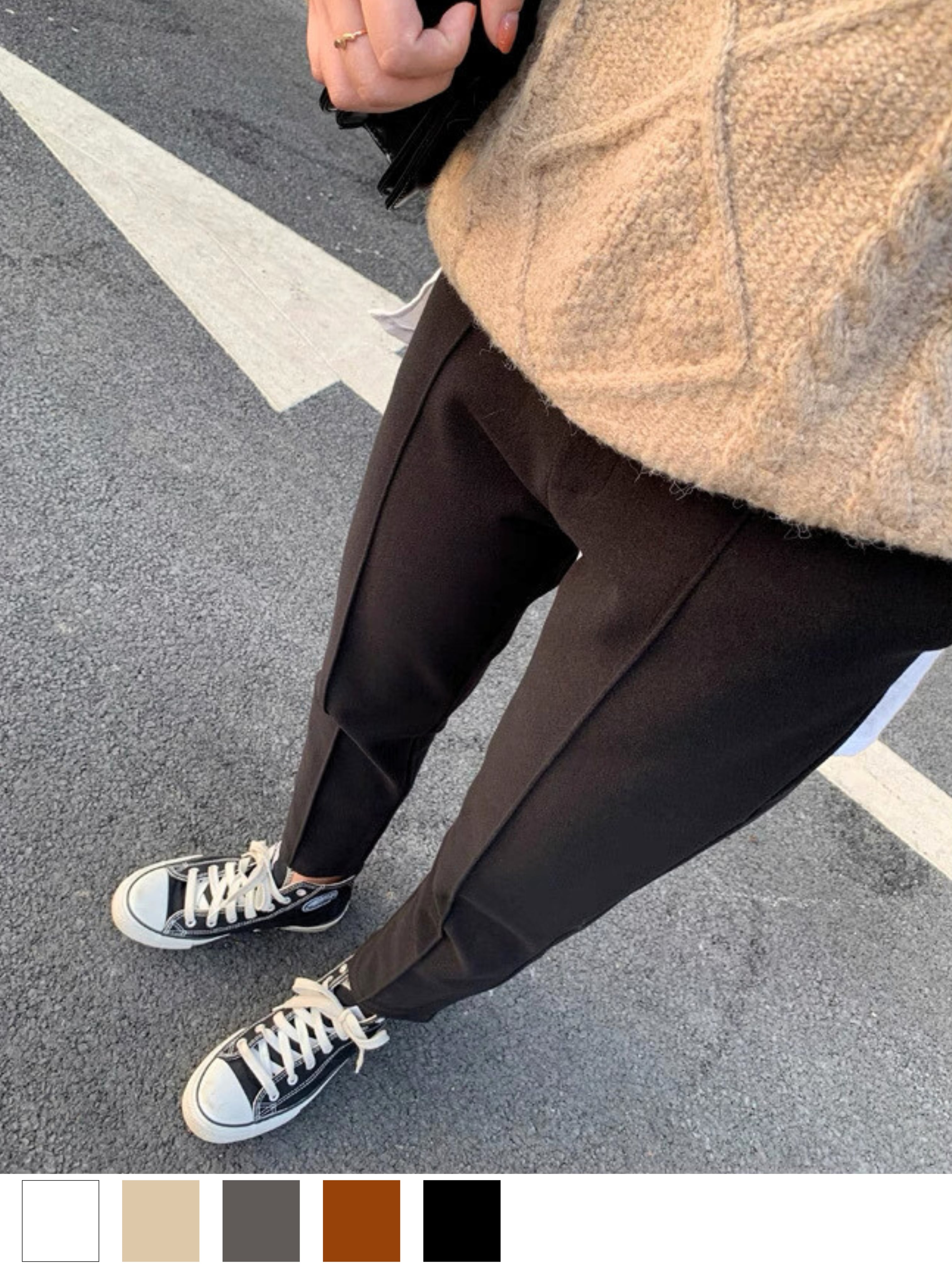 WARMテーパードパンツ +(プラス)