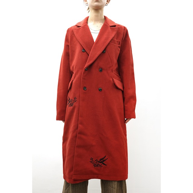 [Aleksandr Manamis] (アレクサンダーマナミス) 2220609 SLUBBY COAT (RED)