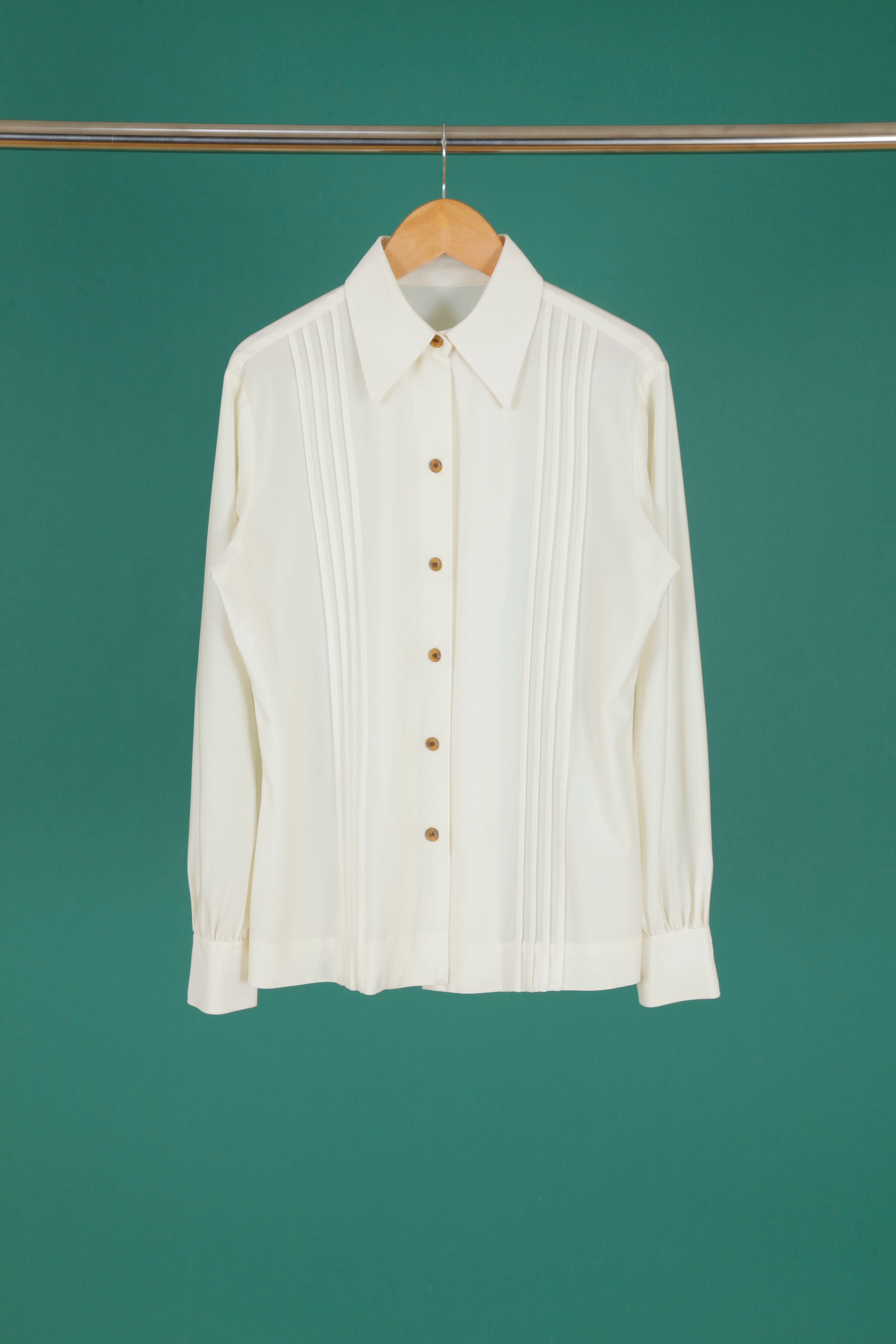 Polyester tuck blouse