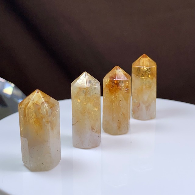 2.可愛い色合いシトリン・ポイント(小) 4本セット